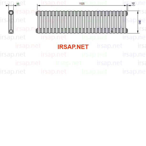 Радиатор IRSAP Tesi 20260/25 T14 CL 01